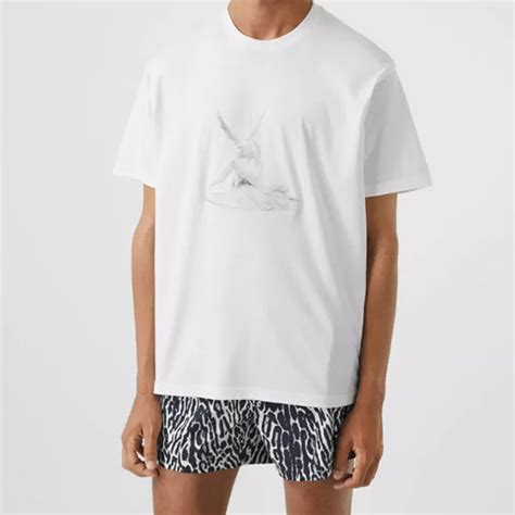 Burberry Cupid Print Oversized T